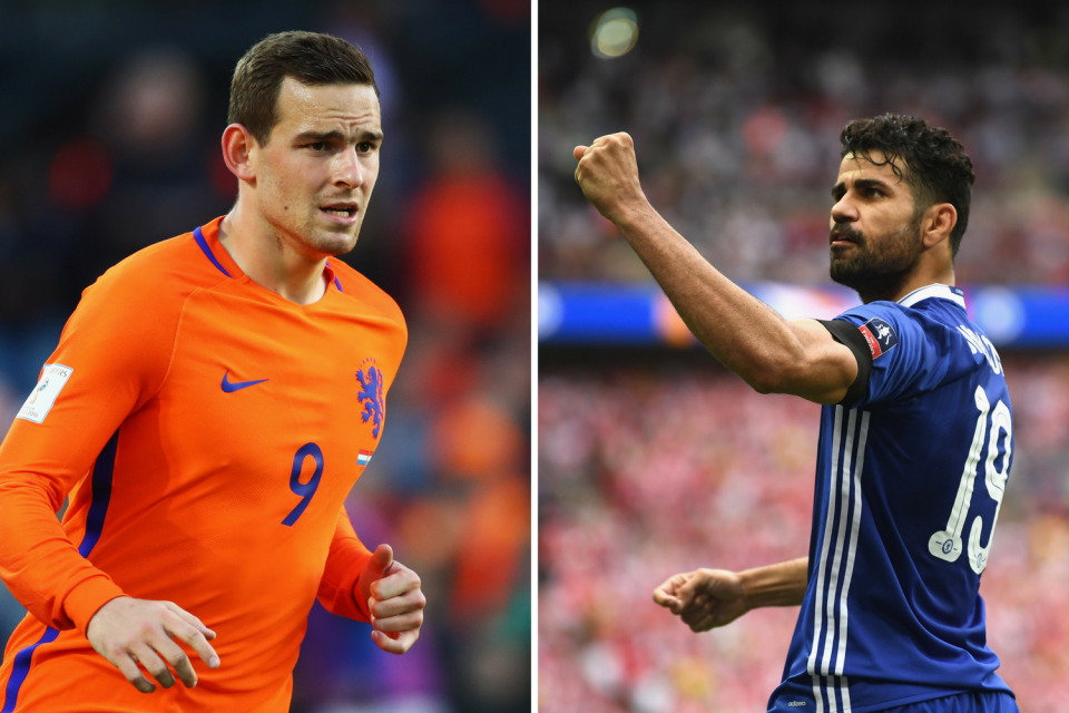 Unwanted men: Vincent Janssen and Diego Costa