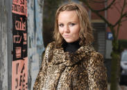 <b>Departure - EastEnders - Charlie Brooks (Janine Butcher) </b><br> <b>When’s she off? </b> Autumn 2012<br> <b>Why’s she leaving? </b> For a six month break. About the same length as it takes to film ‘Strictly Come Dancing’ which is definitely a coincidence. Definitely. She’ll be off screen after she’s had an on screen baby, apparently, so she won’t have to deal with prams on set. <br> <b>How’s she leaving? </b> Well, the most interesting thing is her relationship with Michael Moon. Will he somehow manage to get her fortune off her? <br> <b>Should we be disappointed? </b> Yes. Janine is the best. But Charlie Brooks will be a great signing for ‘Strictly’ fans.