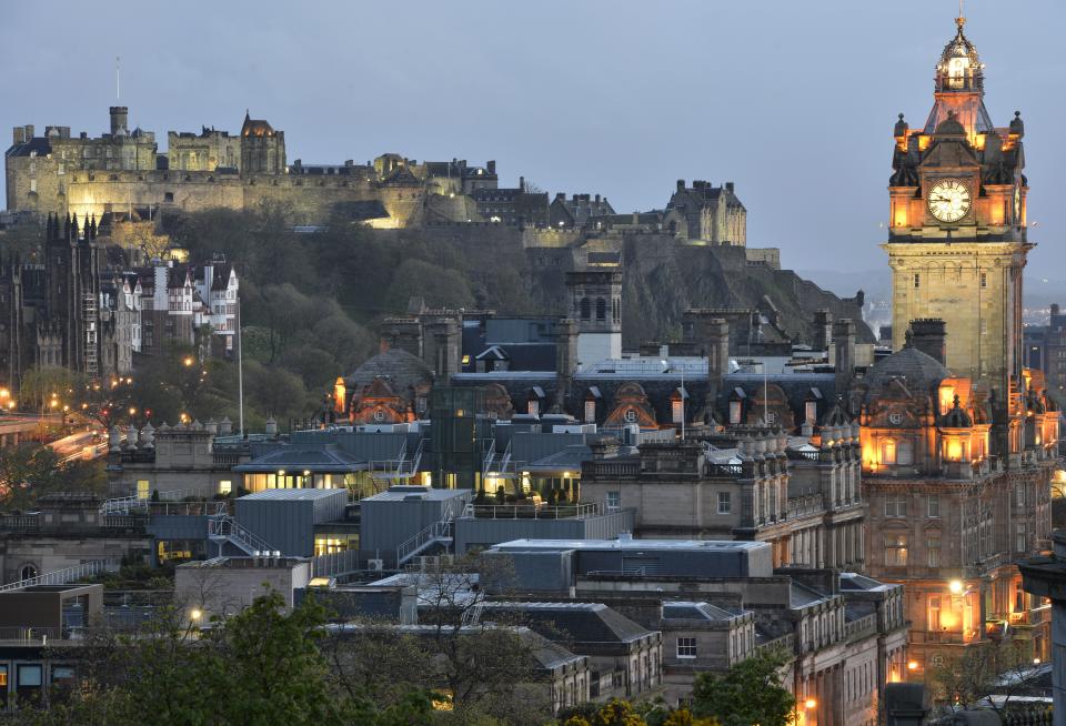 The Scottish capital, Edinburgh (Rex)