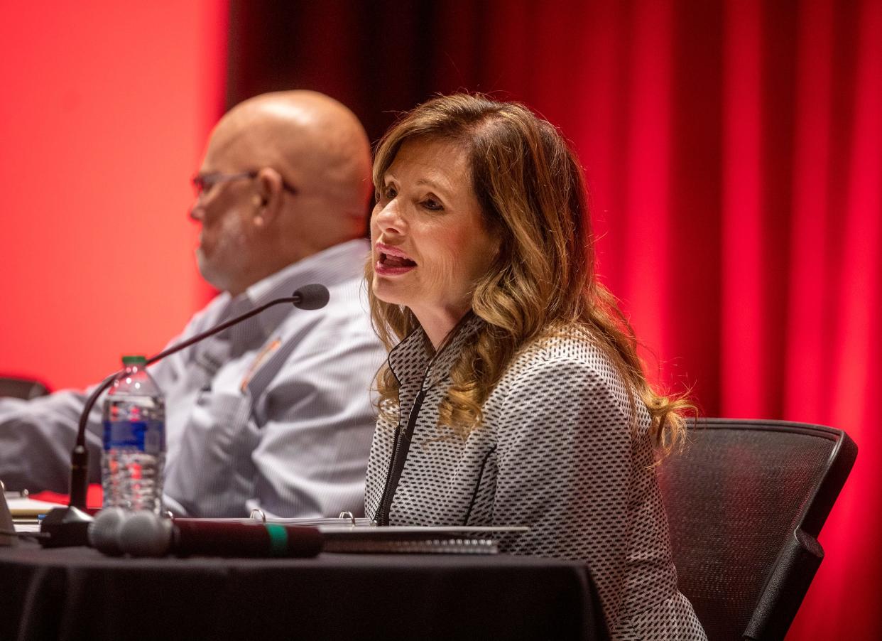 Florida Rep. Melony Bell, shown at the Polk County legislative delegation's annual pre-session public meeting in January, has filed to run next year for Polk County Supervisor of Elections. She is challenging longtime incumbent Lori Edwards.