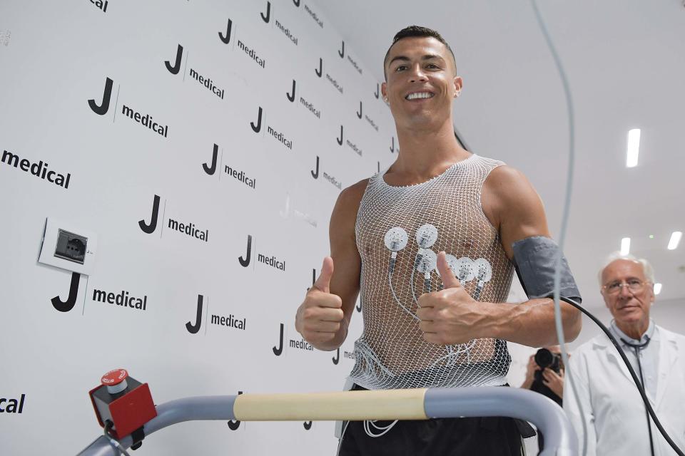 Cristiano Ronaldo’s medical has revealed he has the body of a 20-year-old