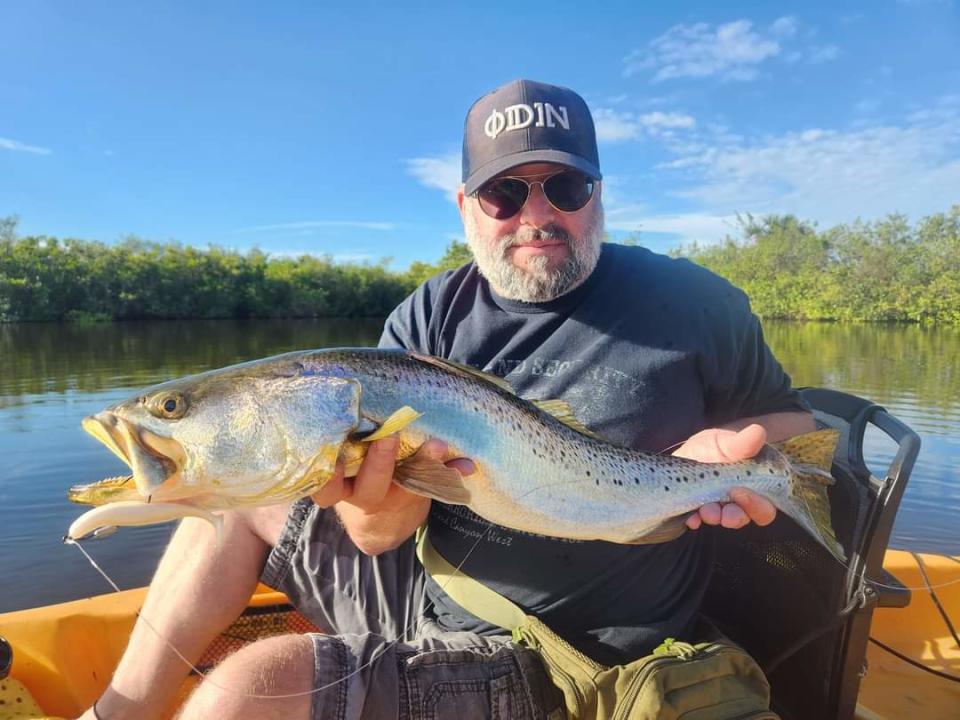 Stud speckled trout like this one caught Nov. 24, 2022 with Local Lines charters must be released until Jan. 1.