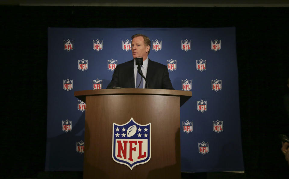 NFL commissioner Roger Goodell said allegations of sexual assault against NFL Network employees are taken “very seriously.”