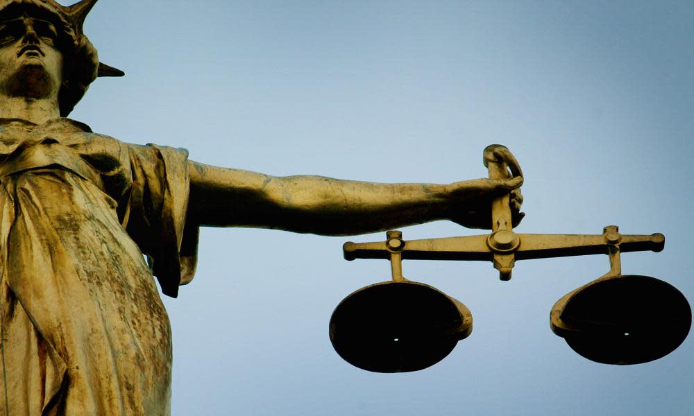 Statue holding the scales of justice