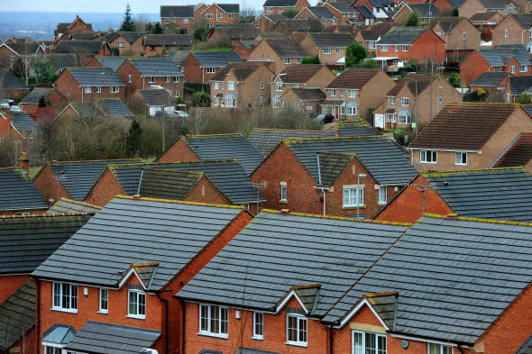 File photo dated 05/01/14 of houses in Derbyshire as Property asking prices lifted to a new record high of nearly ?256,000 in March amid a 