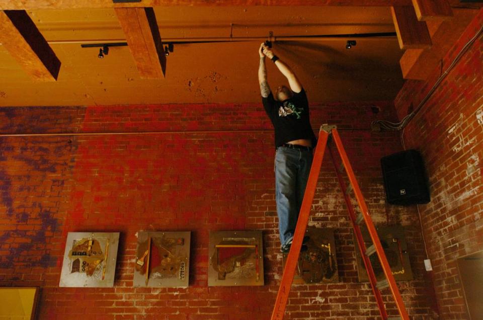 Matt Bolick, The Forum assistant general manager, is shown ahead of the club’s opening in Sept. 2005.