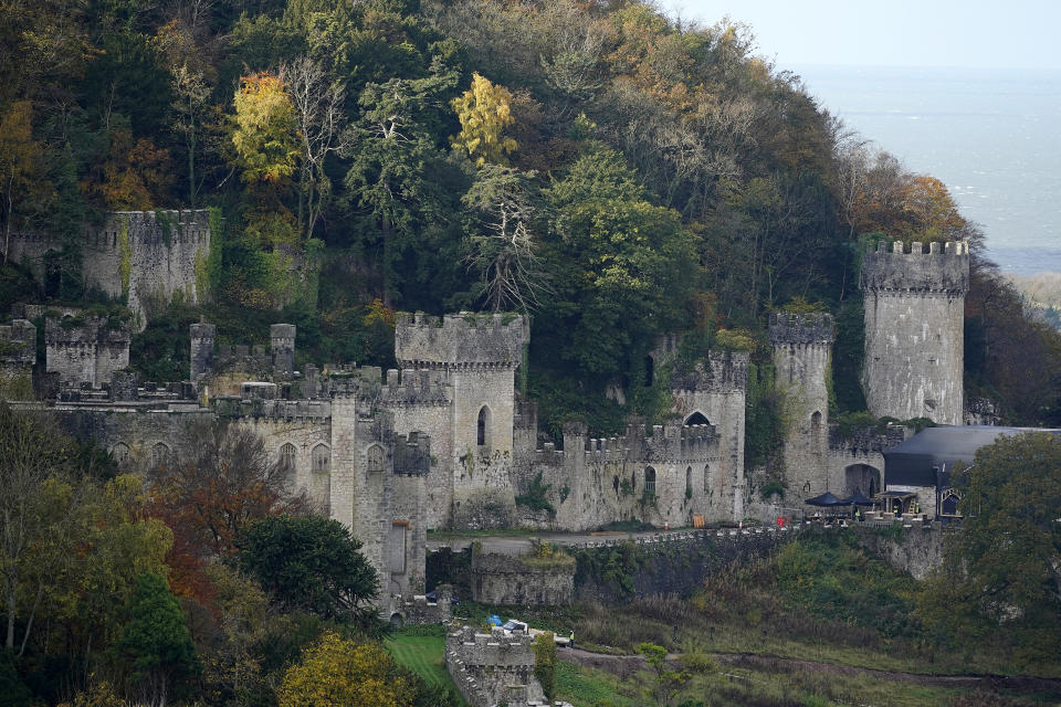 A view of Gwyrch Castle as it prepares for ITV reality TV show "I'm A Celebrity Get Me Out Of Here" on November 03, 2020 in Abergele, Wales. (Photo by Christopher Furlong/Getty Images)