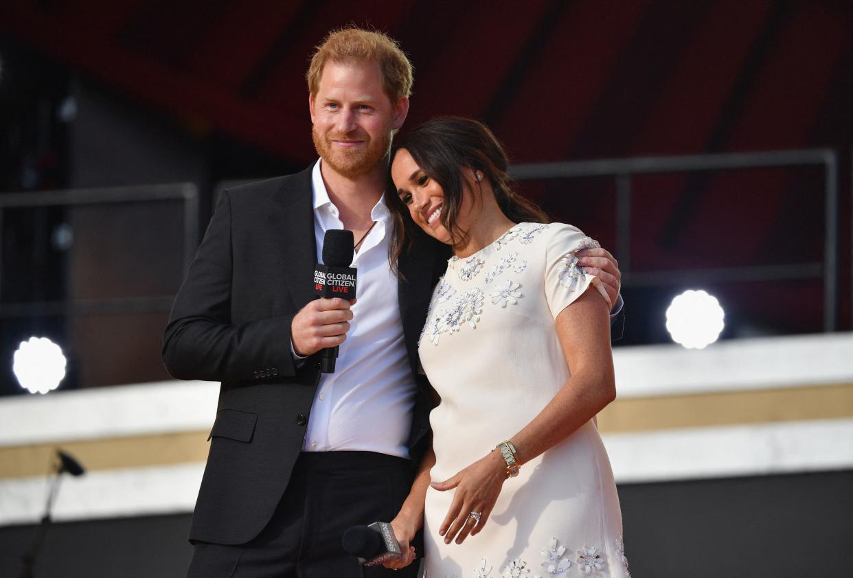 Prince Harry is talking about fatherhood during the 2022 Invictus Games. (Photo: Angela Weiss / AFP) (Photo by ANGELA WEISS/AFP via Getty Images)