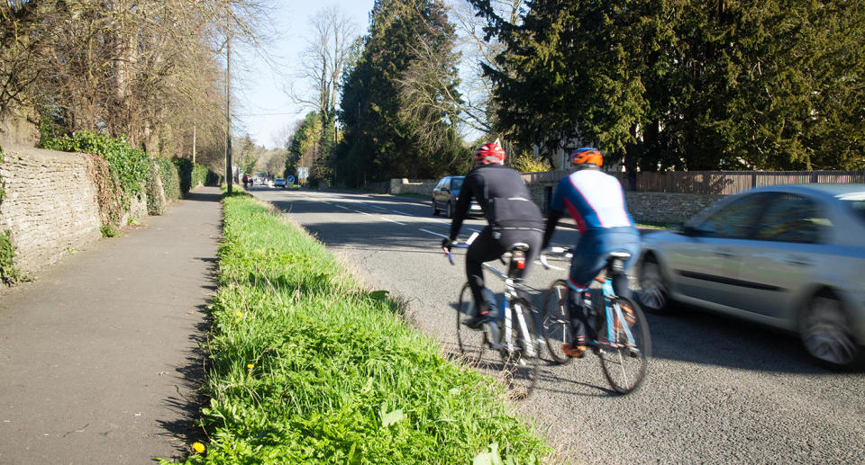 Riding two abreast is encouraged to increase visibility for motorists. Source: Getty, file