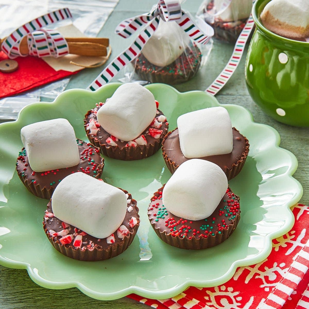 hot chocolate bombs for a care package