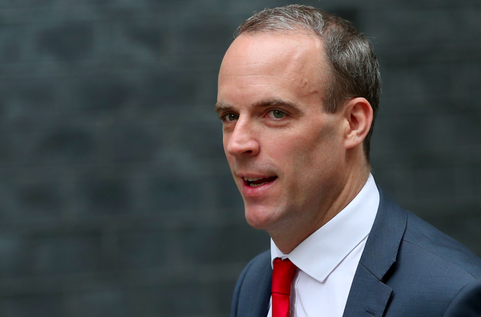 <em>Brexit Secretary Dominic Raab said the UK will not pay its £39 billion ‘divorce bill’ to Brussels if it is refused a deal (Getty)</em>