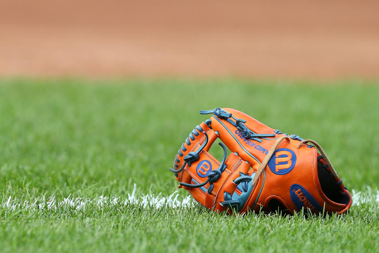 A college baseball player died after a dugout collapsed on him at a youth league. (Photo by Rich Schultz/Getty Images)