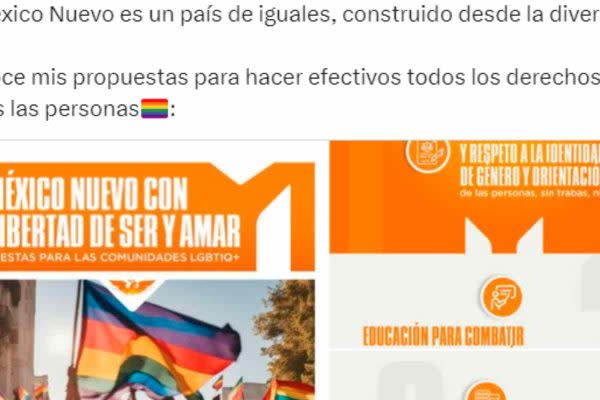 Propuestas de Álvarez Máynez para apoyar a las comunidades LGBT+