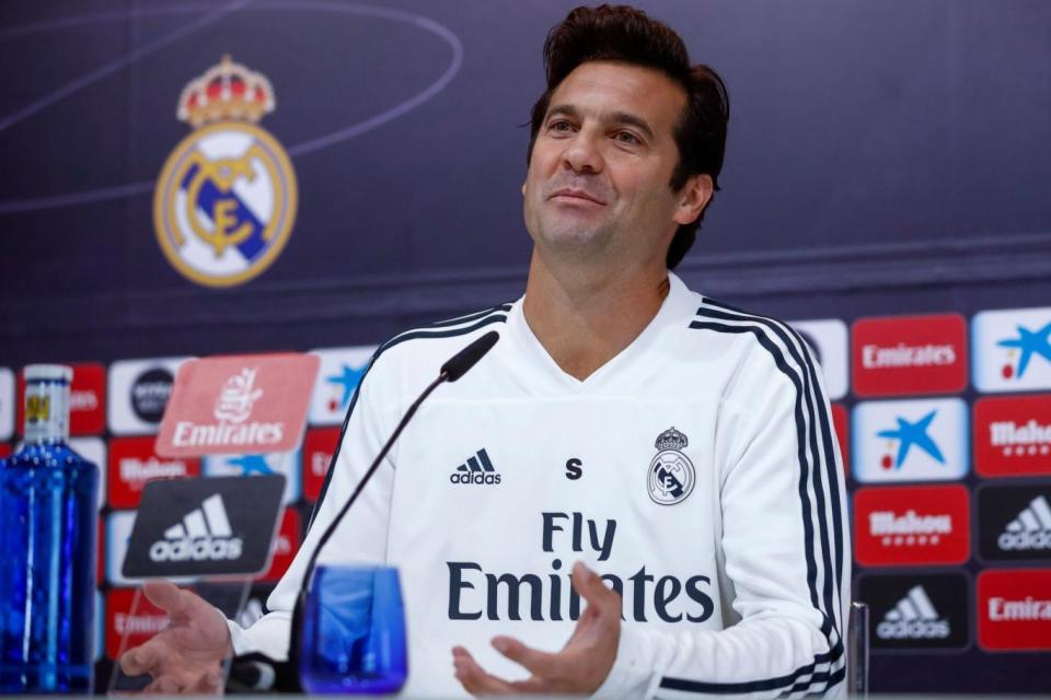 Solari has four wins in four games as Los Blancos boss. (EPA)