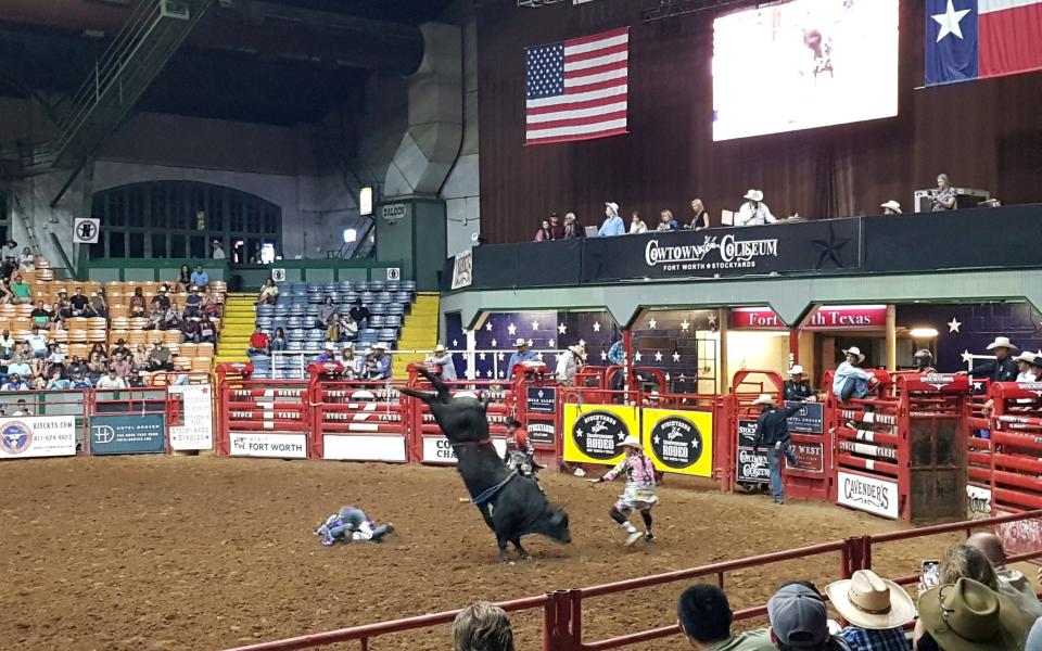 A rodeo in Fort Worth, Texas