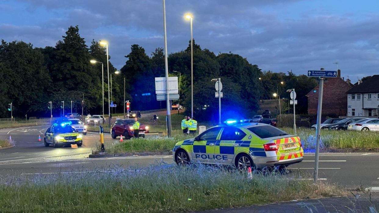 Police presence on New Parks Way