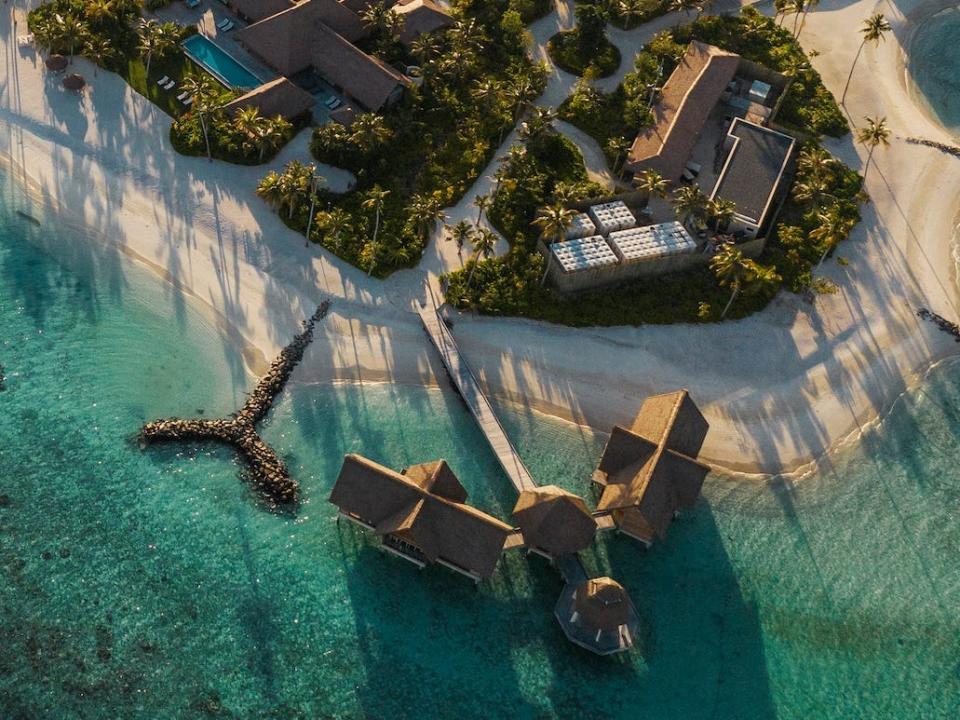 Waldorf Astoria's Ithaafushi private island in the Maldives