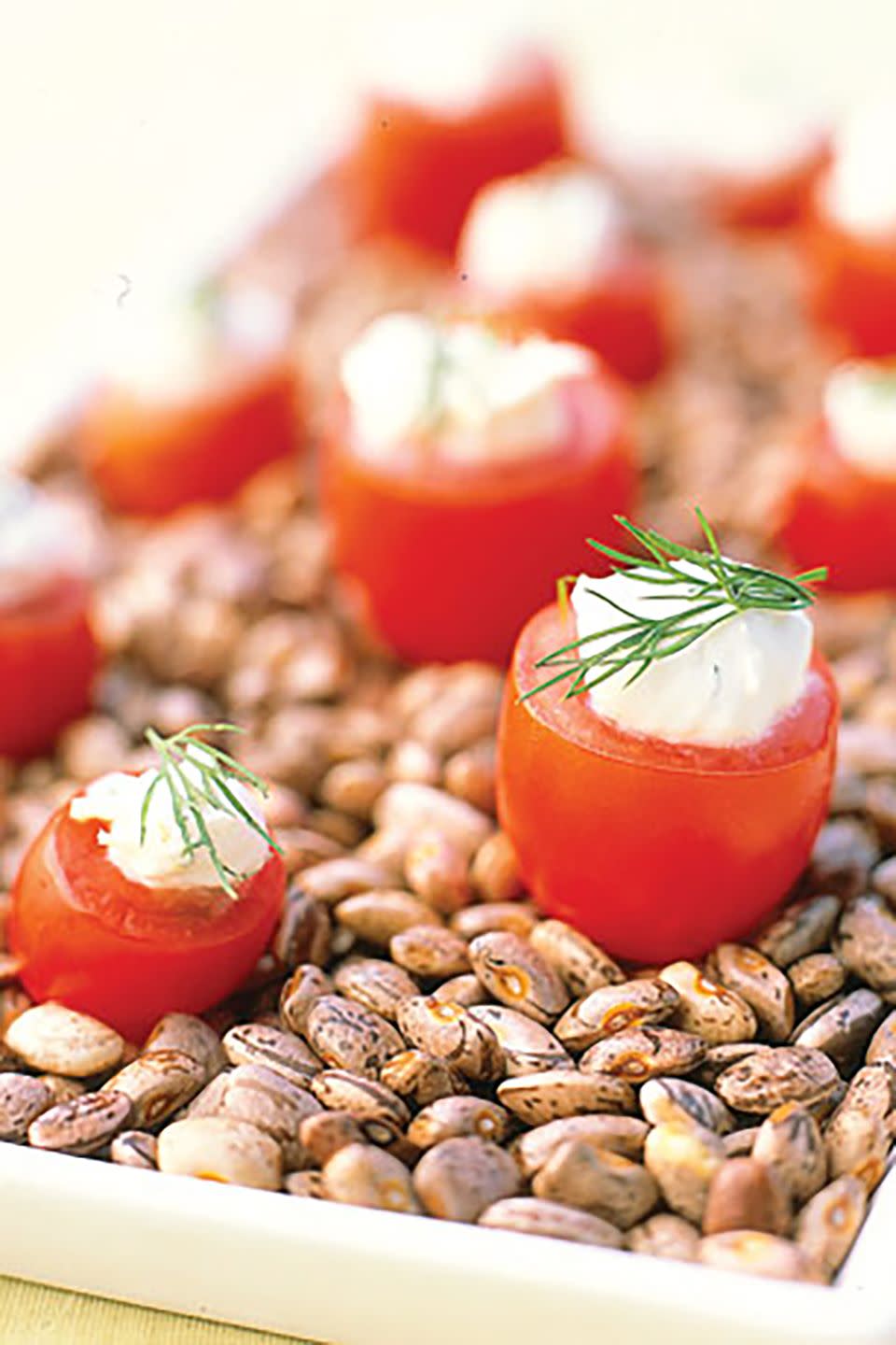 Tomatoes with Lemon Dill Dip