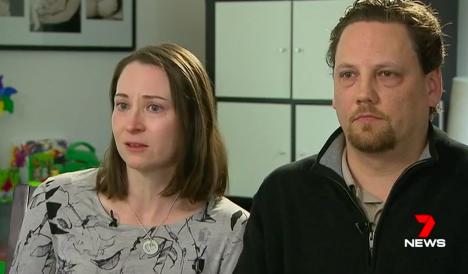 Tim and Angela Black endured a four day nightmare as their little boy fell ill. Source: 7 News