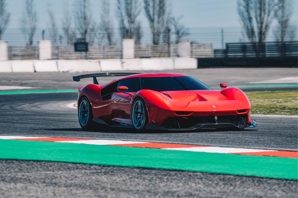 <p>Ferrari says it's the first dedicated track car it has ever created as a one-off, although the P80/C does not reach the same extremes as <a rel="nofollow noopener" href="https://www.caranddriver.com/news/a15339781/ferrari-fxx-k-evo-maranellos-most-fxxd-up-factory-special-ever/" target="_blank" data-ylk="slk:the FXX K;elm:context_link;itc:0;sec:content-canvas" class="link ">the FXX K</a>. </p>