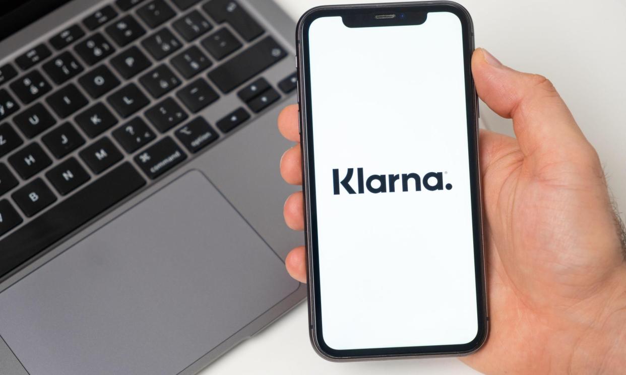 <span>After paying off a loan for a laptop to Klarna, another company sent a letter saying money was still owed.</span><span>Photograph: Volodymyr Kalyniuk/Alamy</span>