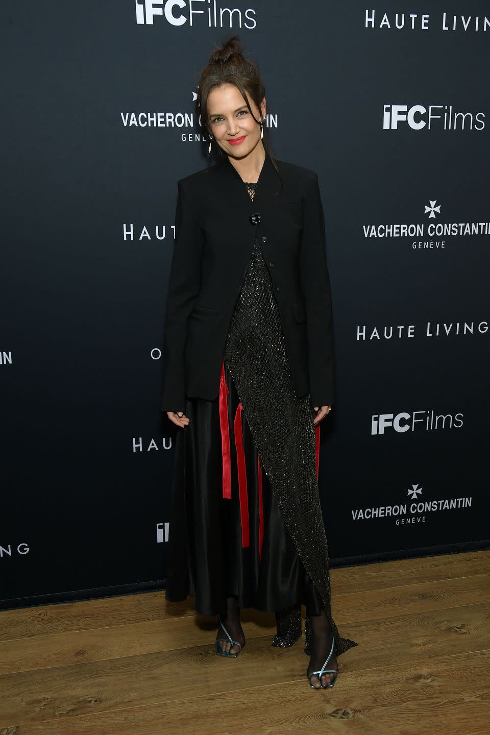 katie holmes at the haute living screening of 