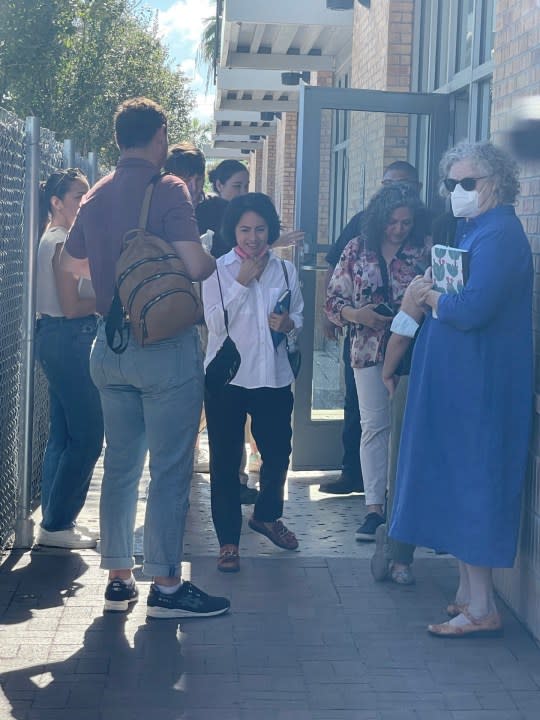 A delegation from the Chicago mayor’s office, including a deputy mayor, visited Brownsville, Texas, Oct. 20, 2023, to learn more about how to handle an influx of migrants in the Windy City. (Sandra Sanchez/Border Report)