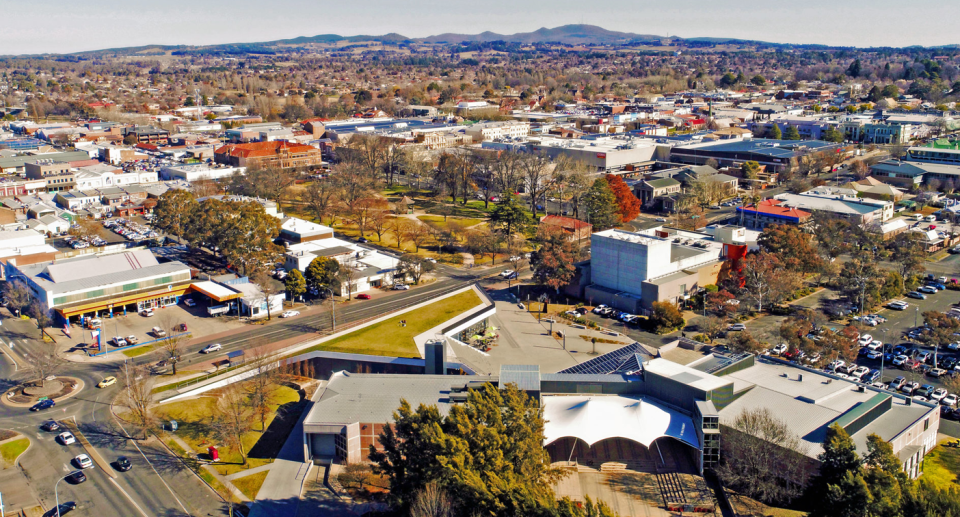 A photo of Orange in the NSW Central Tablelands.