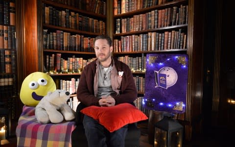 Tom Hardy on CBeebies - Credit: BBC