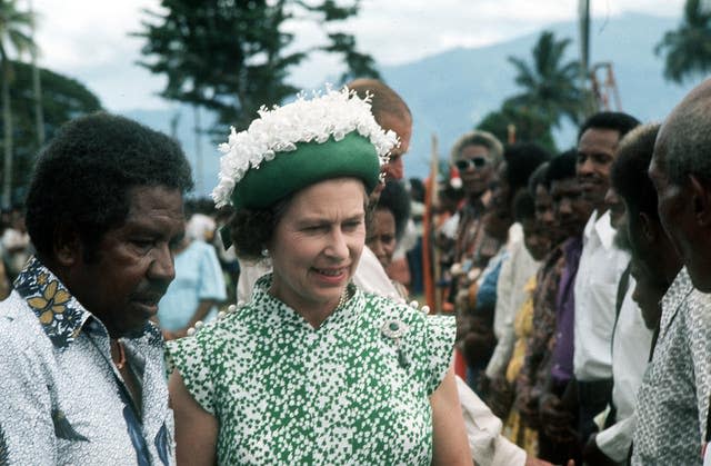 The Queen in Papua New Guinea