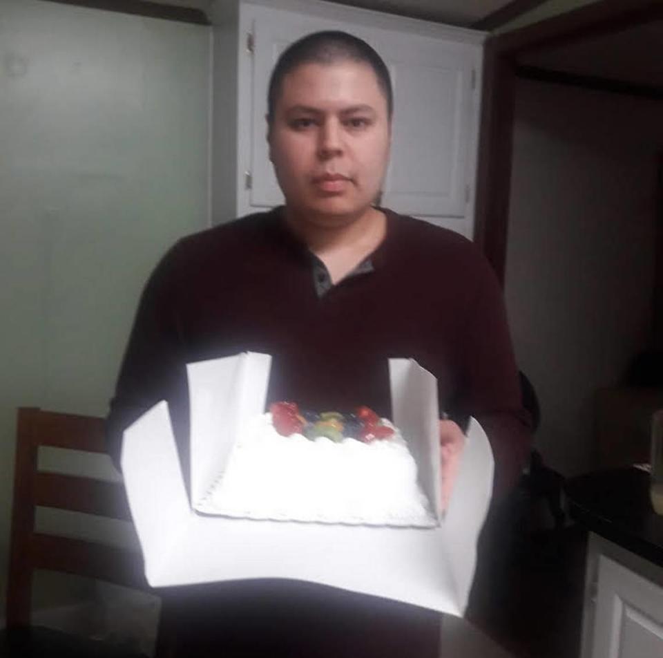 Didier Carias, pictured here in 2015, suffered from schizophrenia and paranoia. His parents question why he was put in solitary confinement, a punishment that has been shown to make many mental health problems worse.