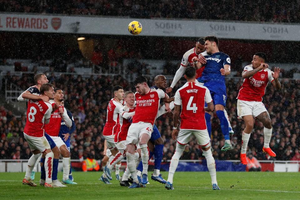 West Ham have beaten Arsenal twice this season already (IKIMAGES/AFP via Getty Images)