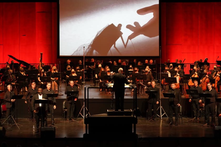 James Conlon conducts L.A. Opera's "Oedipus Rex" with Russell Thomas singing the title role in the Dorothy Chandler Pavilion