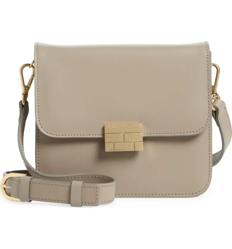 Frame Le Signature Mini Leather Crossbody Bag