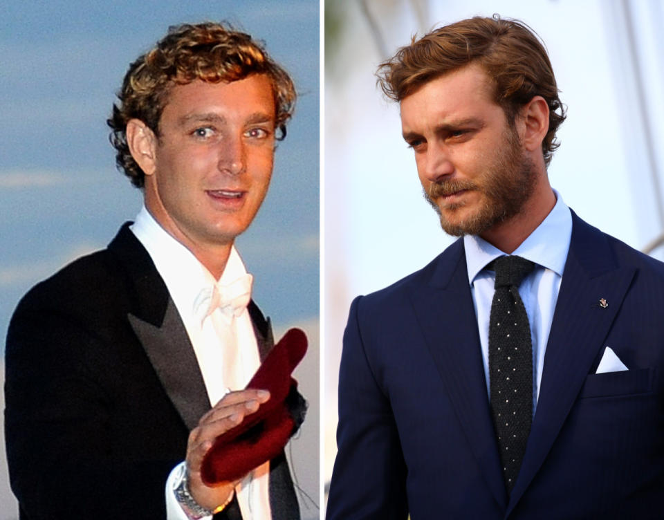 Pierre Casiraghi kann tragen, was er will, er sieht immer toll aus. Aber Bart macht ihn definitiv zu einem stattlichen Mann. Zu seiner Hochzeit mit Beatrice Borromeo (li.) kam er aber frisch rasiert.