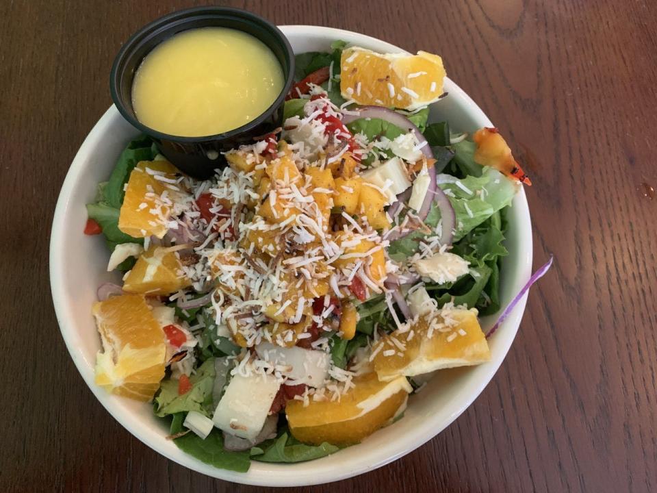 The beach street salad at Farm to Fit.