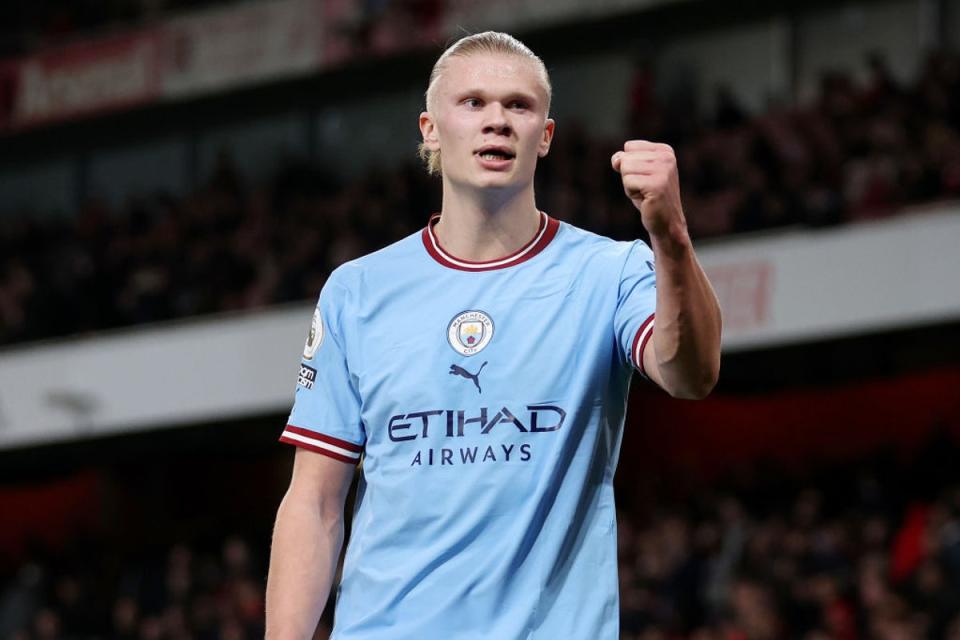 Haaland sealed City’s win at the Emirates (Getty Images)