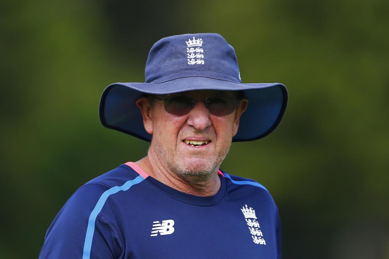 Anguish: coach Trevor Bayliss: PA