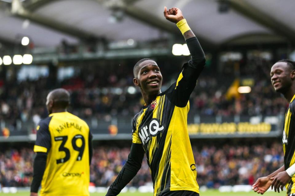 Yaser Asprilla celebrates scoring against Millwall last season <i>(Image: PA)</i>