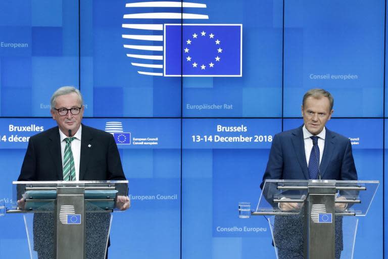 Brexit news LIVE: Theresa May’s plea to salvage deal rejected as Donald Tusk says it’s ‘not up for renegotiation’