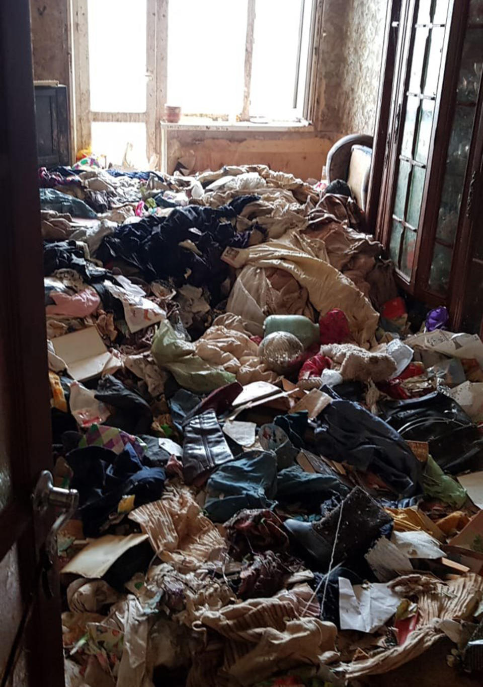 The girl appears to have been cut off from the world, living inside a flat from hell with her mother often absent. Pictured is another view of the apartment. Source: east2west/Australscope