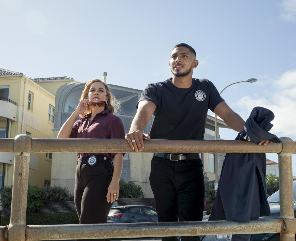 Tuuli Narkle and Sean Sagar on 'NCIS: Sydney'