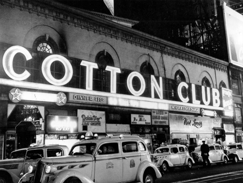 Cotton Club in Harlem around 1920.