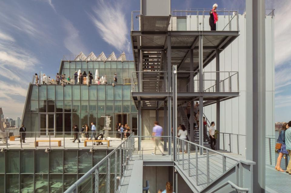 Renzo Piano Building Workshop designed thenew Whitney Museum of American Art in New York City.