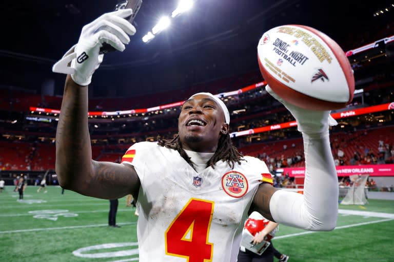 Kansas City Chiefs receiver Rashee Rice suspected to have an ACL tear (Todd Kirkland)