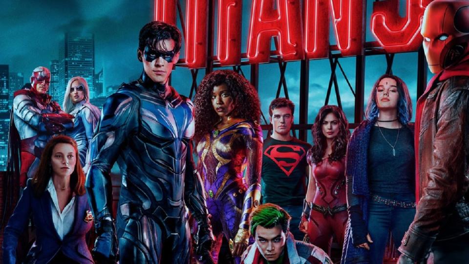 The cast of Titans