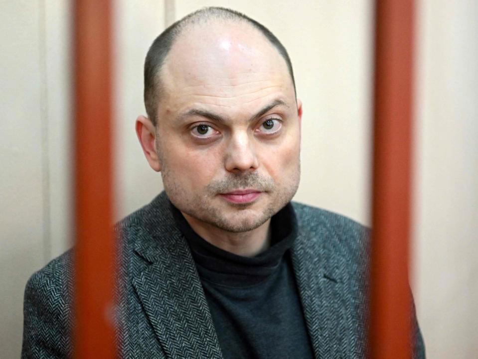 Vladimir Kara-Murza will now spend 25 years behind bars (AFP)