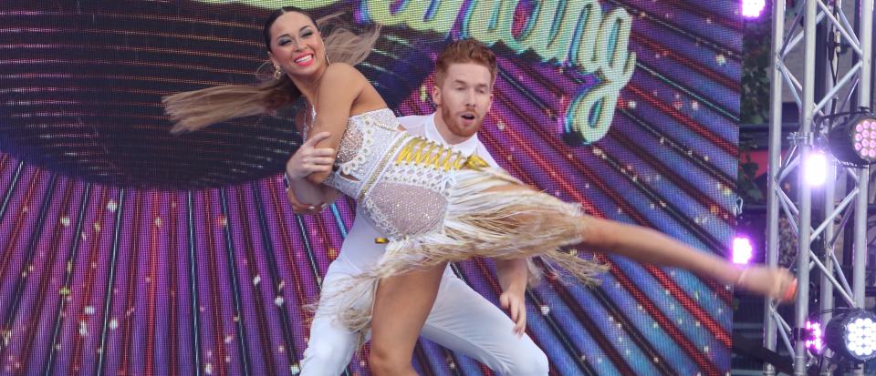 Katya Jones and ex-husband Neil Jones have to dance in close proximity on the show. (PA)