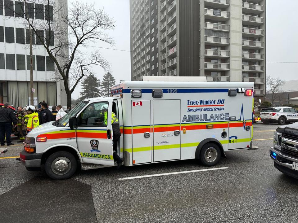 A fire at 920 Ouellette Avenue, the second in two days, prompted the evacuation of residents on Thursday, Jan. 25, 2024. 