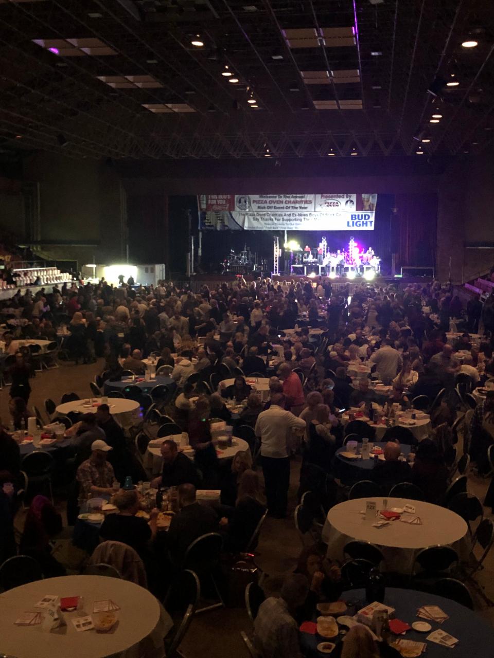 The Pizza Oven Charities Benefit Dance for the Canton Ex-Newsboys drew more than 1,000 people Friday to the Canton Memorial Civic Center.